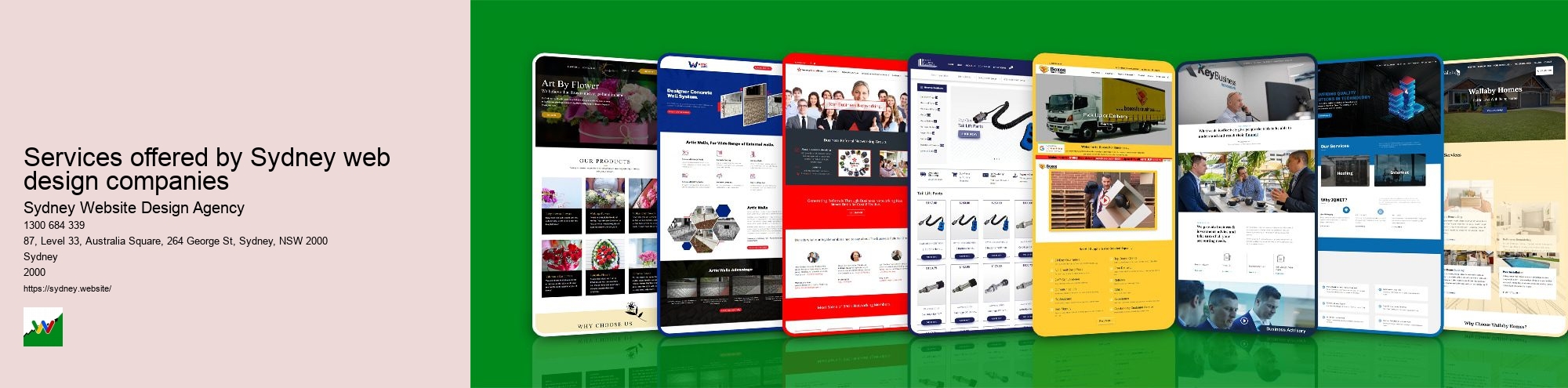 Services offered by Sydney web design companies